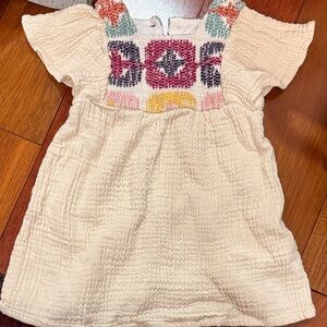 Zara crochet cotton gauze kids dress